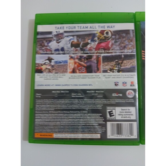 XBox One Madden 17 & Madden 22 (2 game set) - Picture 5 of 9
